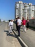 Виктор Марков и Николай Островский провели осмотр хода работ по ремонту тротуаров